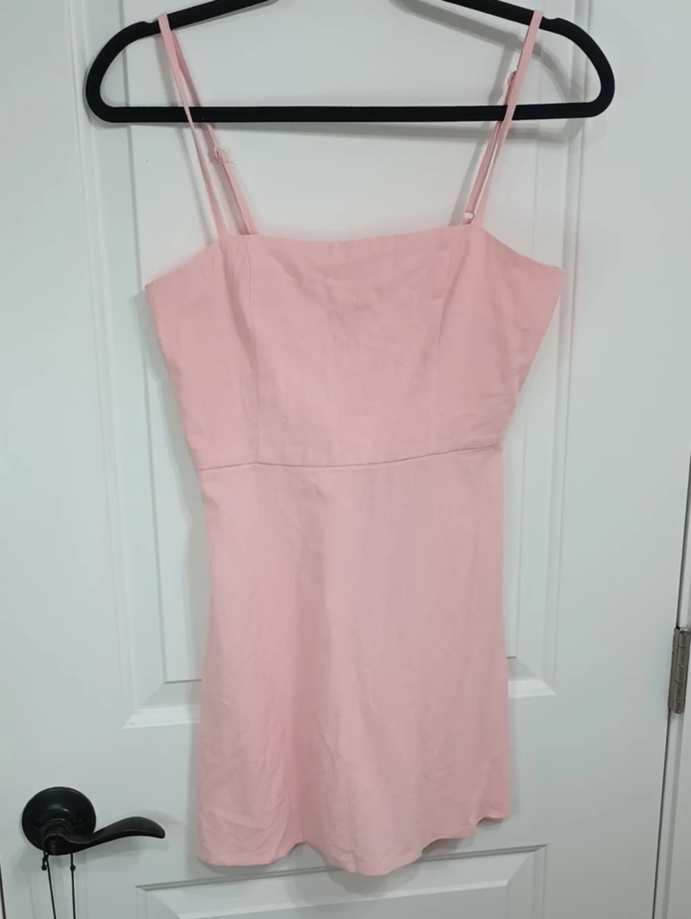 superdown Light Pink Spaghetti-Strap Mini Dress